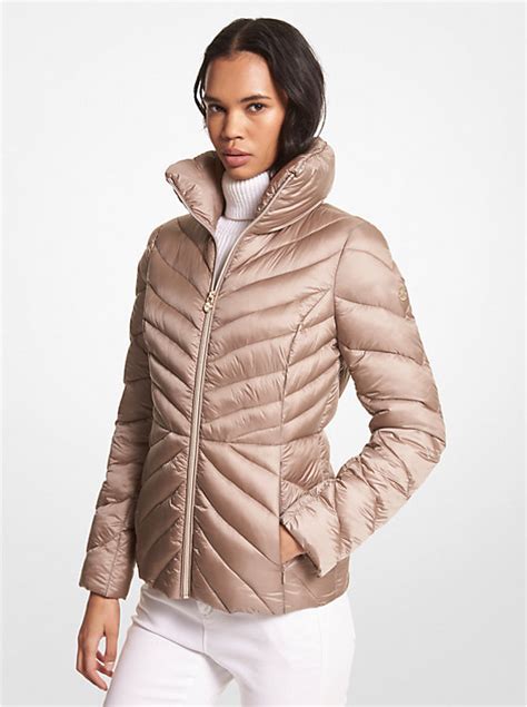 michael kors puffer jacket outfitters|Michael Kors packable puffer jacket.